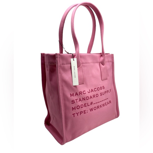Marc Jacobs Pink Canvas Tote Bag - Picture 2 of 14